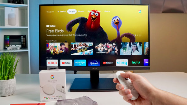 Chromecast with Google TV | 4K HDR, 60 FPS, Dolby Vision, Voice