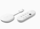 Chromecast with Google TV | 4K HDR, 60 FPS, Dolby Vision, Voice Remote | Snow