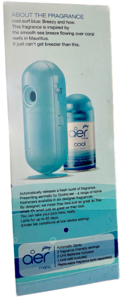 Godrej Aer Matic Cool Surf Blue Automatic Spray Diffuser