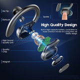 Sports Ear Hook TWS Bluetooth HiFi Stereo Earphones With Microphone (BT V5.0)